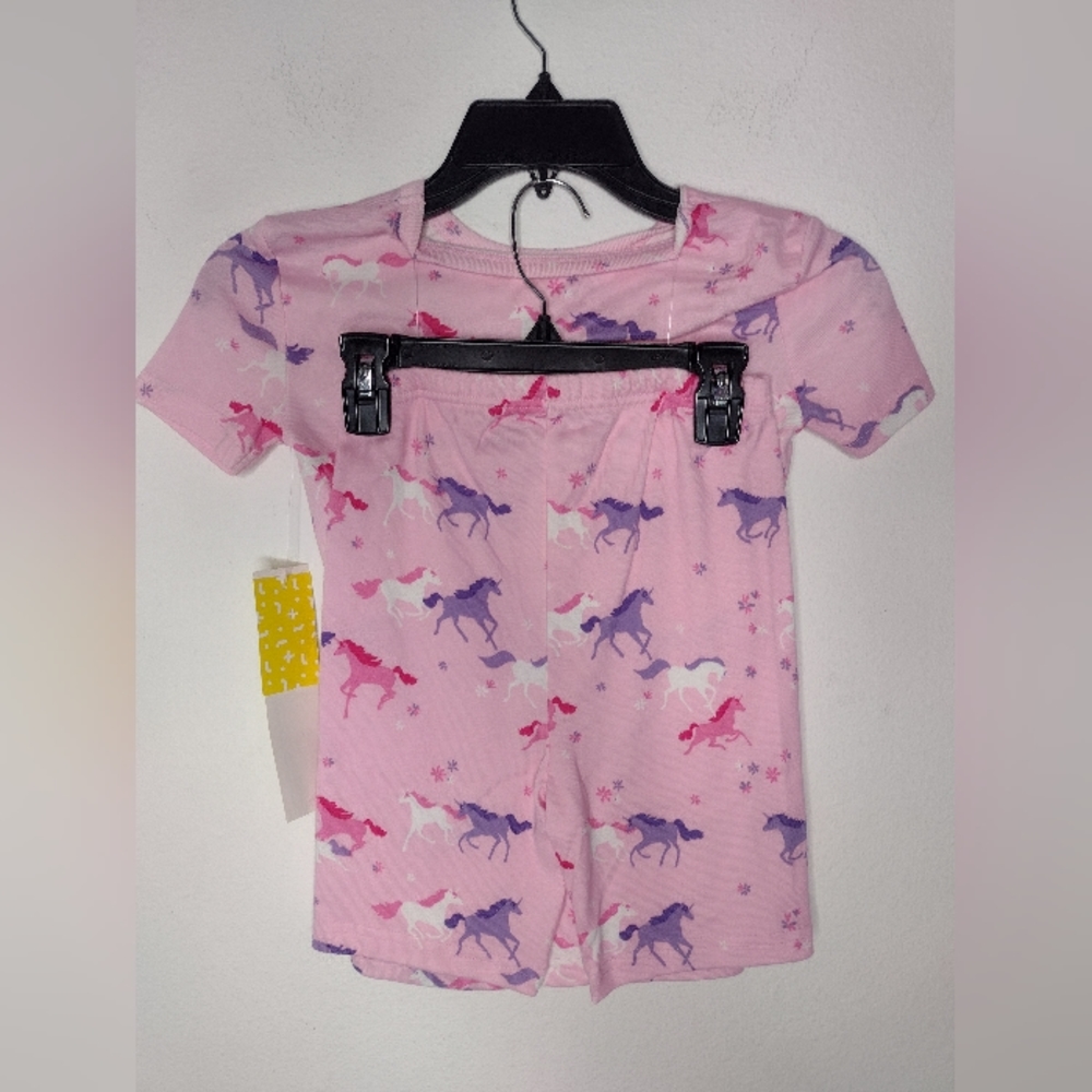 NWT Rumi + Ryder Girl's Pink/Unicorns 2 Piece Set-Pajamas/Shorts Size 10